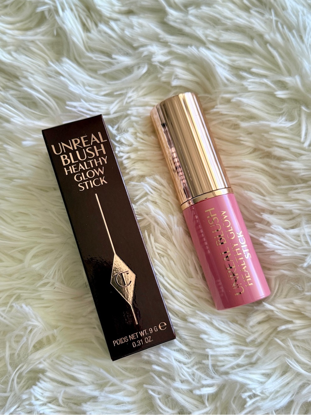 NEW Charlotte Tilbury Unreal Blush Healthy Glow Stick — Pink ROSY GLOW